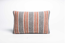 Picture of Small Cushion Safflower Fine Stripe