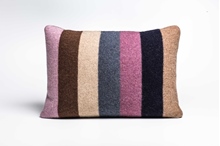 Picture of Large Cushion Crocus/Navy Bold Stripe(2)