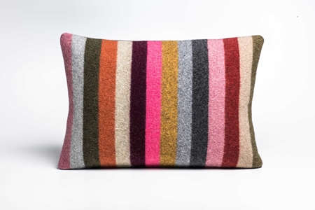 Picture of Large Cushion Safflower Wide Stripe