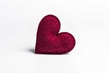 Picture of Lavender Heart Claret/Grey