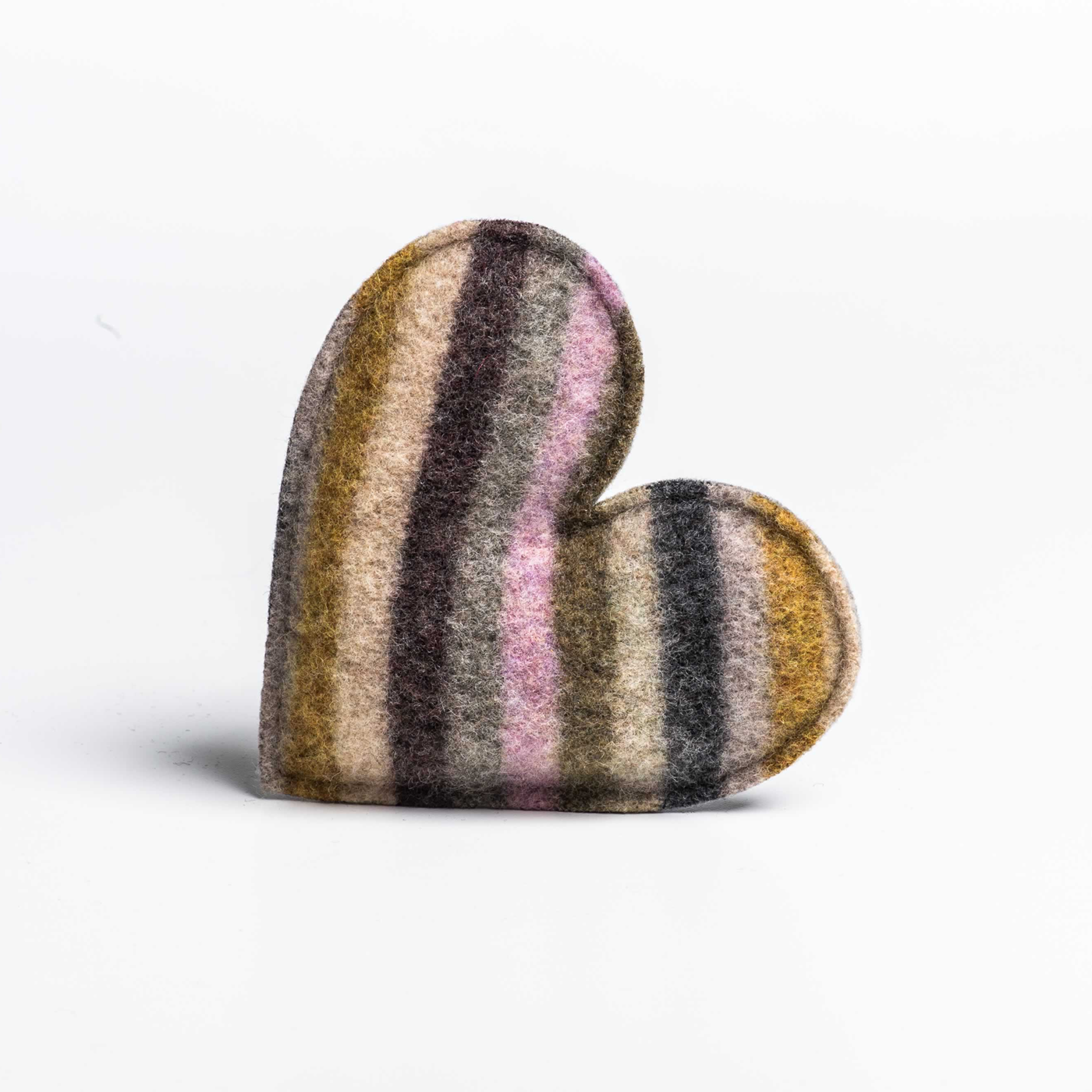 Striped Lavender Heart Mead/Sage Multi Stripe Weewoollies