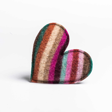 Picture of Striped Lavender Heart Spearmint/Cyclamen Mulit Stripe